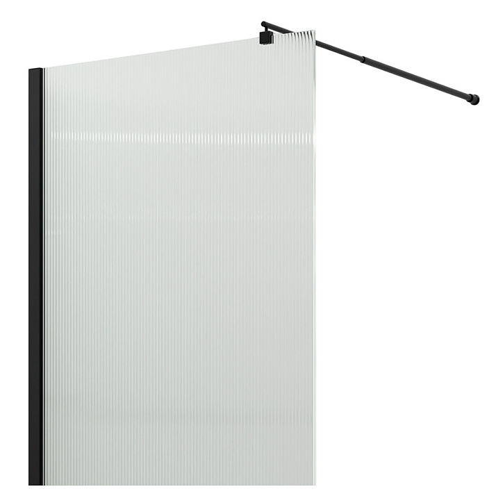 Душевое ограждение Wasserkraft Rur 30W39MB-FL 2000х900 мм черный