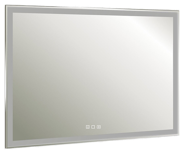 Зеркало с LED-подсветкой Silver Mirrors Norma neo LED-00002497 100х80 см с Bluetooth и анти-пар