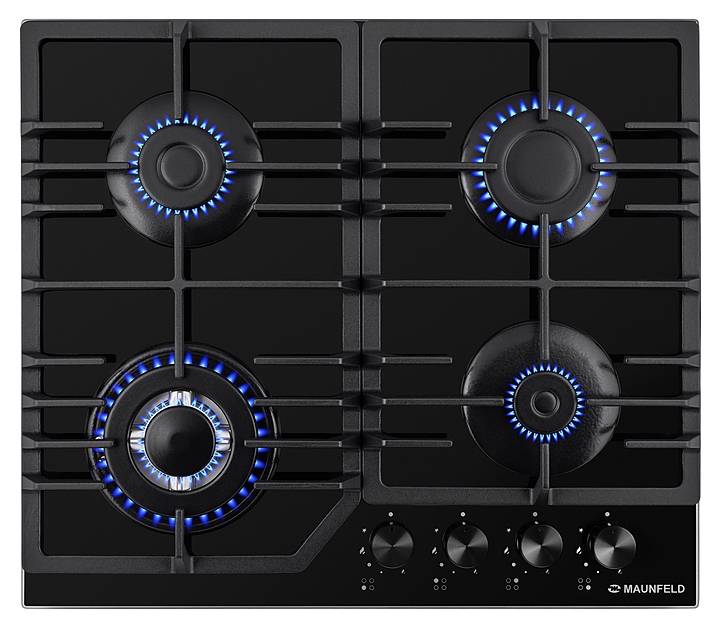 Варочная панель газовая Maunfeld EGHG.64.43CB/G черная