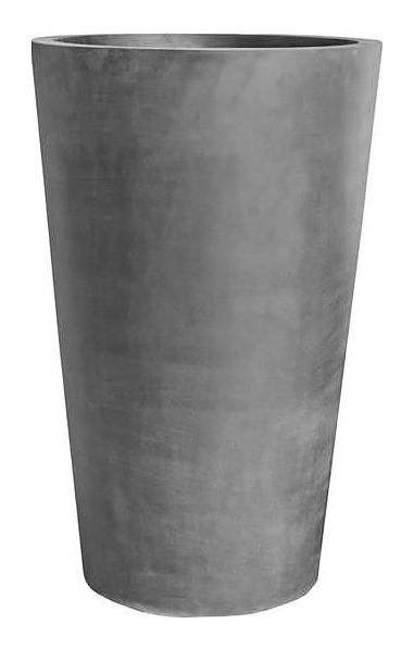 Кашпо Pottery Pots Belle (47х70 см) серое матовое