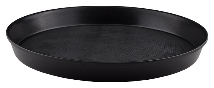 Поднос MGprof 70534 d=36 см h=2 см (полипропилен прорезиненный)