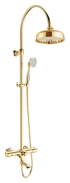 Душевая система с термостатом Kaiser Aria 03182-3 золото