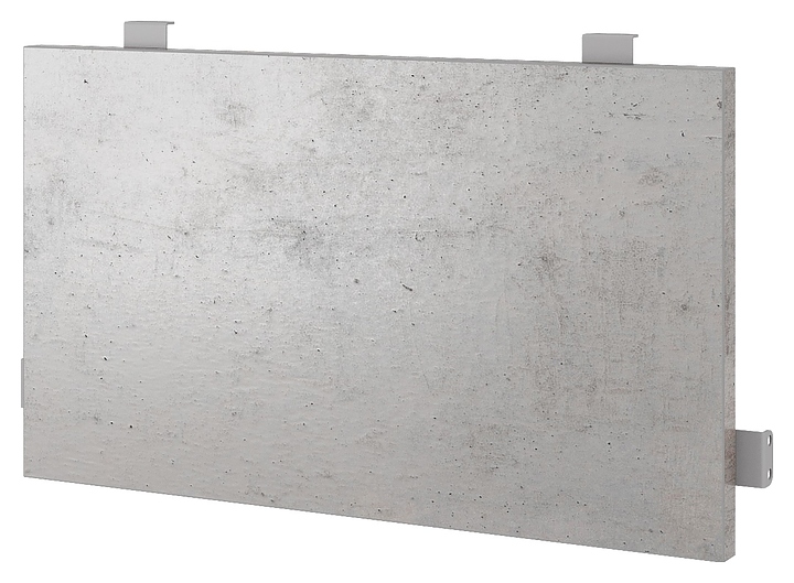 Нижний боковой подвесной экран КОБОР EN2-120 aluminum/chicago (ЛДСП)