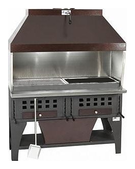 Гриль на углях комбинированный PEVA Combi BG 150