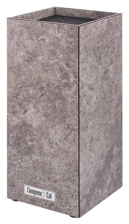 Подставка для ножей ComposeEat PDN104105OA4 10х10х23 см, песчаник гранитный