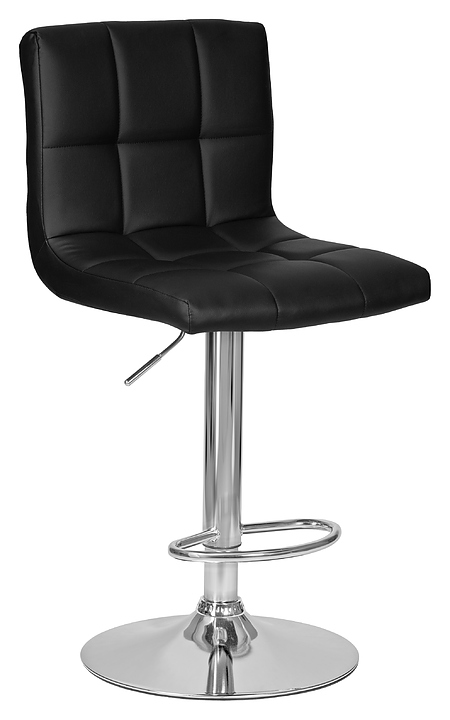 Стул барный DOBRIN 5006-LM CANDY (черный, хромированная сталь)