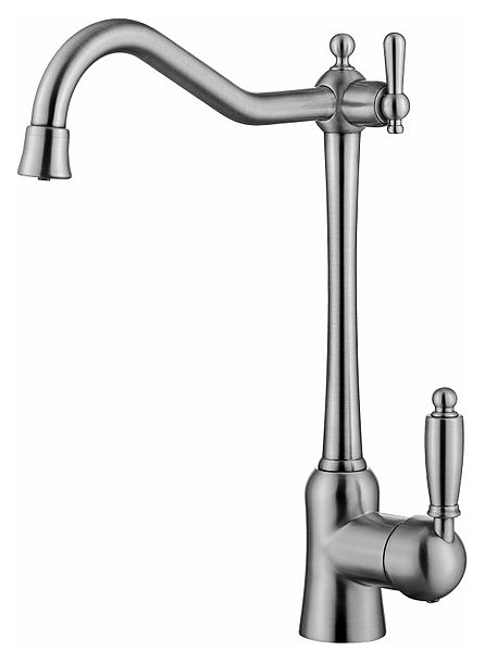 Смеситель для кухни Kaiser Vincent 31944-5 под фильтр для питьевой воды, серебро