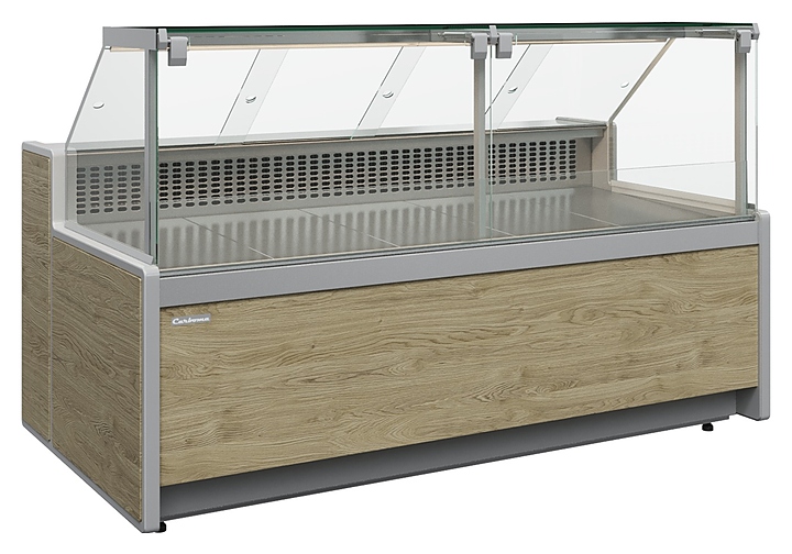 Витрина холодильная Carboma Gelios GC111 VM 2,5-1 1010 (динамика, газлифт, без боковин)