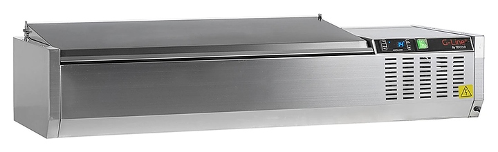 Витрина холодильная для ингредиентов TEFCOLD GVC33-120 S/S