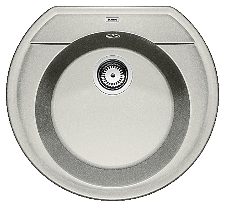 Кухонная мойка Blanco Rondoval 45 Silgranit жемчужная