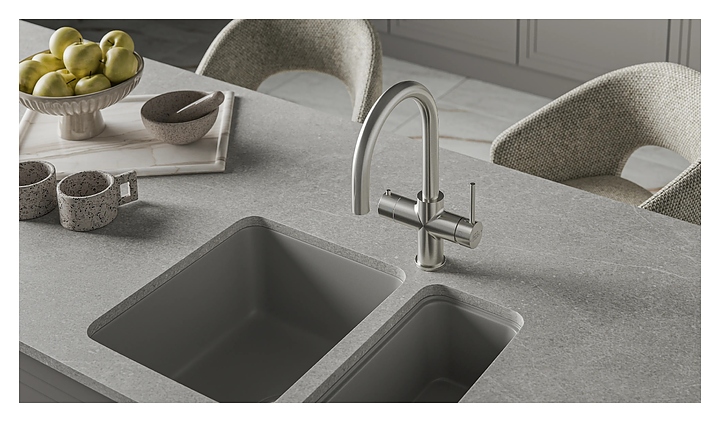 Система мгновенного кипячения воды 5 в 1 ArtisanTech Aquahot Montblanc (хром)