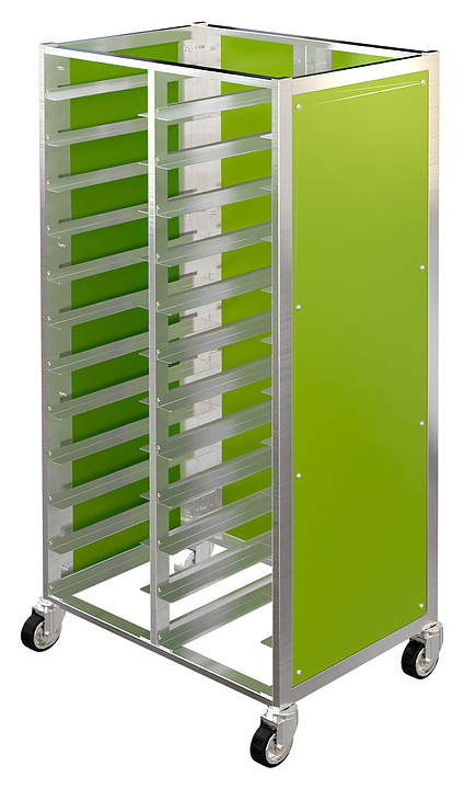 Тележка-шпилька для подносов Restoinox ТШСЗППА-12х2-25/25-430/325-360