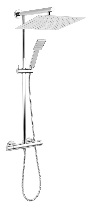 Комплект душевой FERRO TREVI SQUARE NP75SQ-TRV7U хром