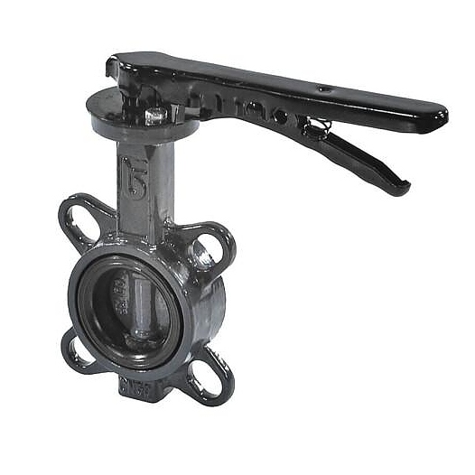 Затвор дисковый поворотный Ридан ЗДМ Ду 40 Ру16 межфл с рукояткой диск чугун манжета EPDM