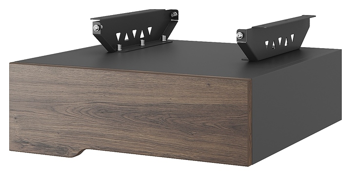 Тумба подвесная КОБОР T-1 black/charlston