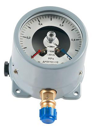 Манометр сигнализирующий  радиальный Манотомь ДМ2010Сг, III группа исполнения