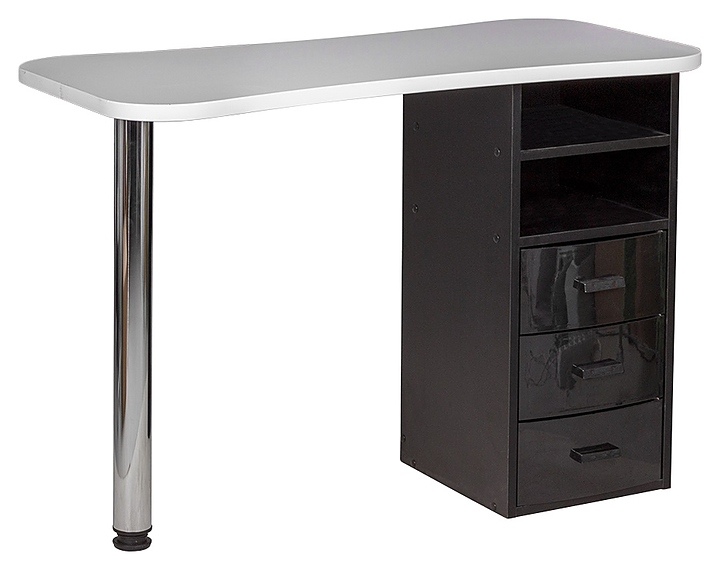 Стол маникюрный МЭДИСОН МАРИОН-3 с тремя ящиками, комбинация ЛДСП