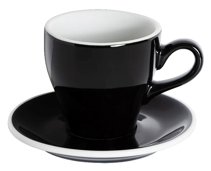 Чашка Loveramics Tulip Coffe Cup Latte C087-03BBK 280 мл, черный (black)