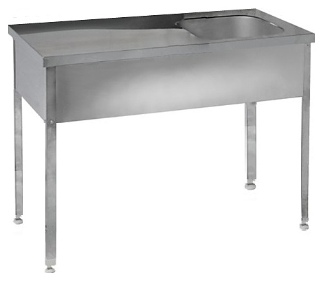 Ванна моечная ТММ МС-П 1/1000/700 (вварная раковина)