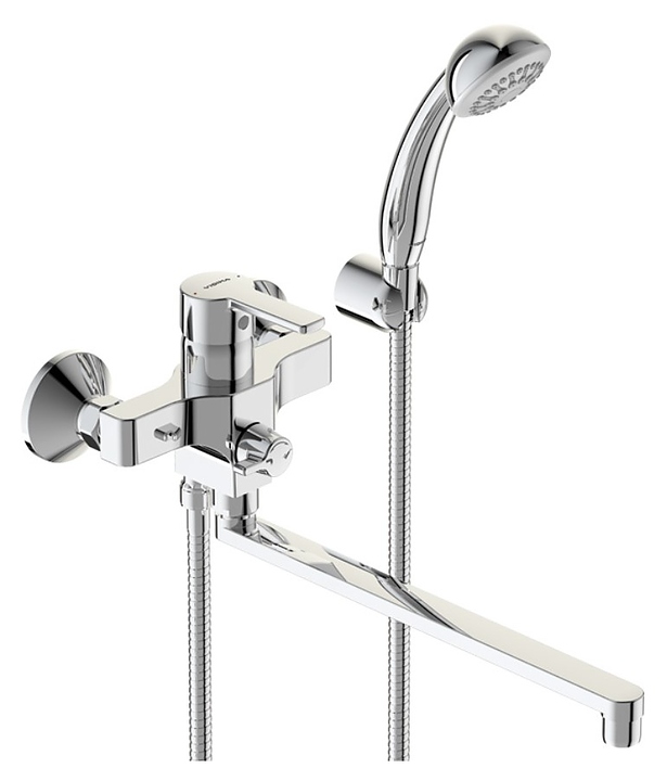 Смеситель для ванны и душа Vidima Uno BA320AA с душевым гарнитуром