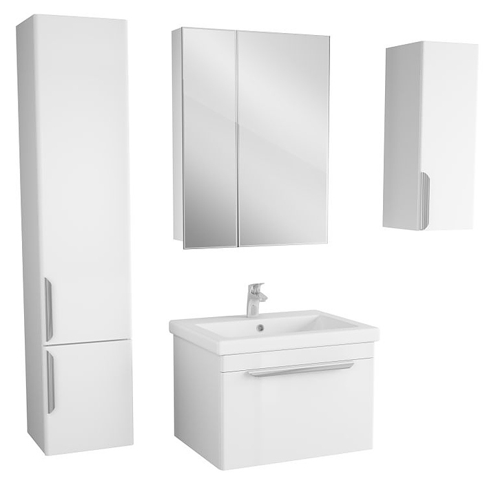 Гарнитур подвесной OWL Vind 60, 6 предметов, белый лак