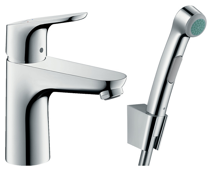 Смеситель для раковины с гигиеническим душем Hansgrohe Focus 31927000