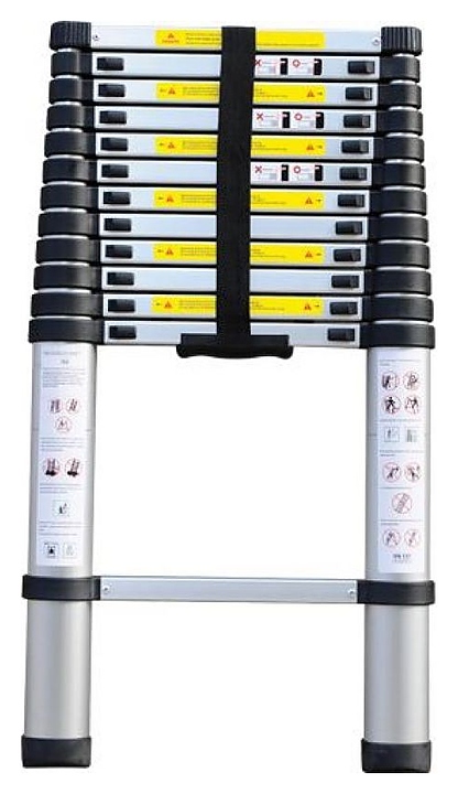 Лестница телескопическая Мастер-инструмент МИ 3.8 м 13 ступ.