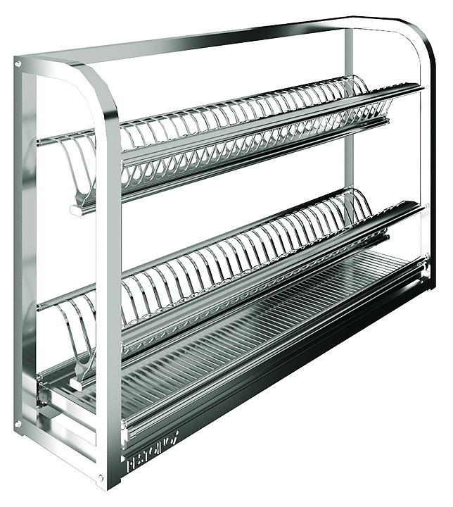 Полка настенная для тарелок Restoinox ПНТ-2-900