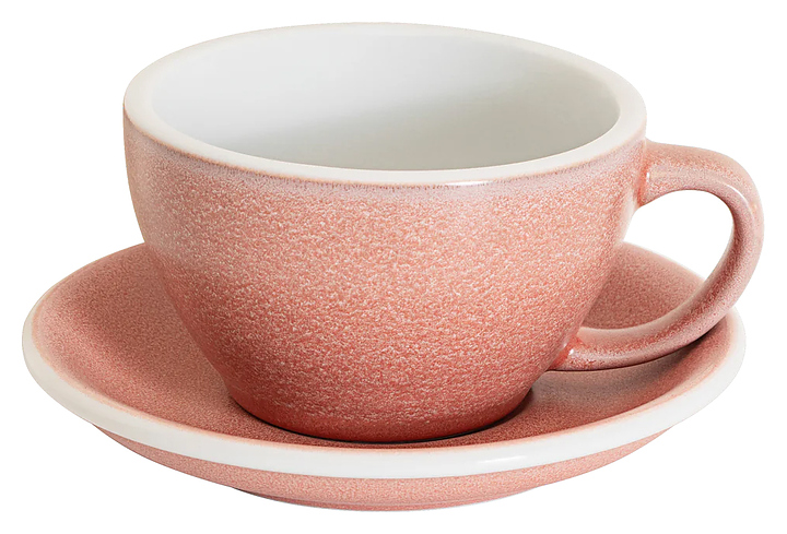 Пара кофейная Loveramics Egg C088-B141B 300 мл, киноварь