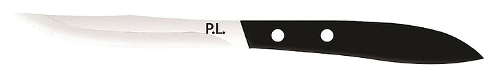 Нож для стейка P.L. Proff Cuisine Pro Line 81222414 l=22,5 см (нерж. сталь) с черной рукояткой (пластик)