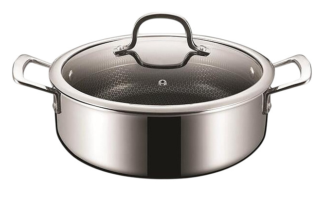 Кастрюля P.L. Proff Cuisine New Kitchen Grid 81280240 4 л 26х8 см нержавеющая сталь, индукция