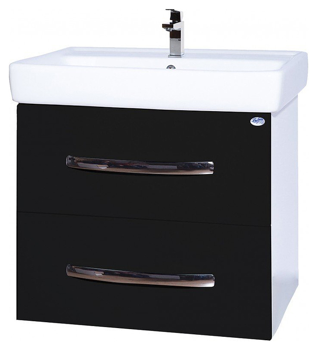 Тумба Bellezza Рокко 60 подвесная, под раковину Santek Тигода 60, черная