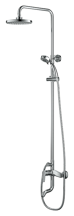 Душевая система D&K Rhein Marx DA1393701B07 с изливом, хром