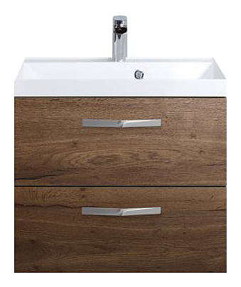 Тумба под раковину BelBagno AURORA-600-2C-SO-RT, дуб табак