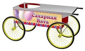 Тележка для аппарата сахарной ваты ТТМ ТАСВ-130СК