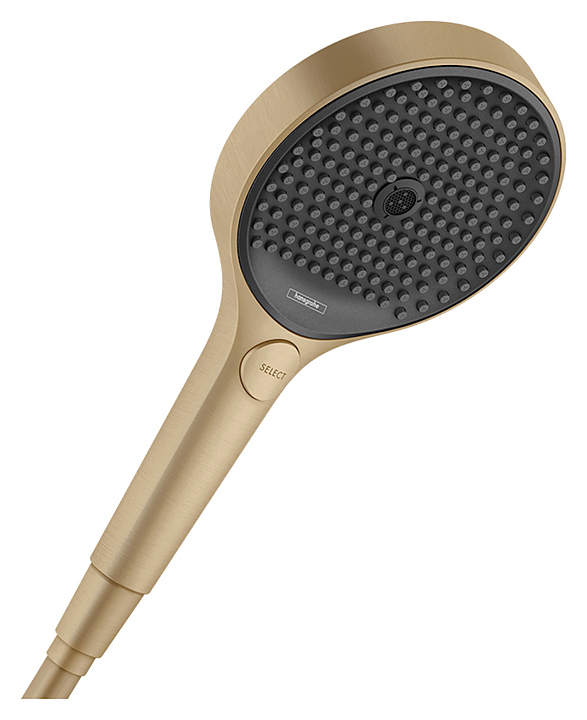 Ручной душ Hansgrohe Rainfinity 130 3jet 26864140 шлифованная бронза