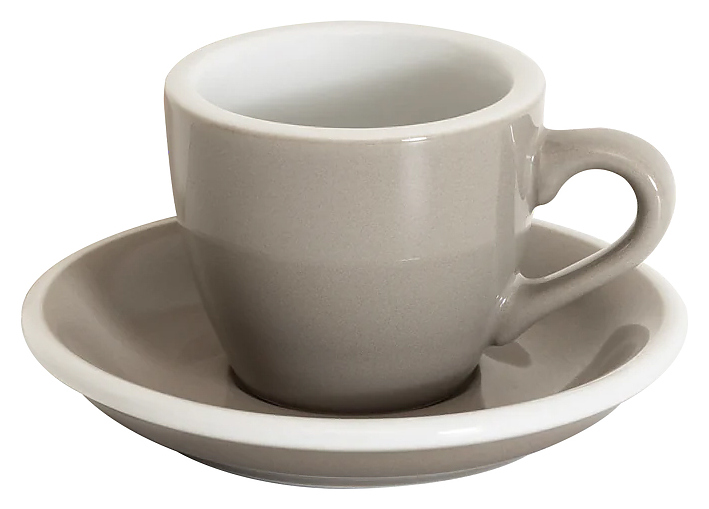 Пара кофейная Loveramics Egg C088-B130B 80 мл, серая