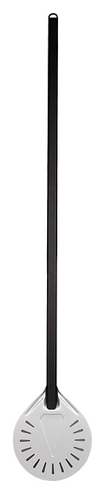 Лопата для пиццы P.L. Proff Cuisine APPP-0943R (HONRI) Black Proffi d=22,9 см l=86 см (алюминий) перфорированная