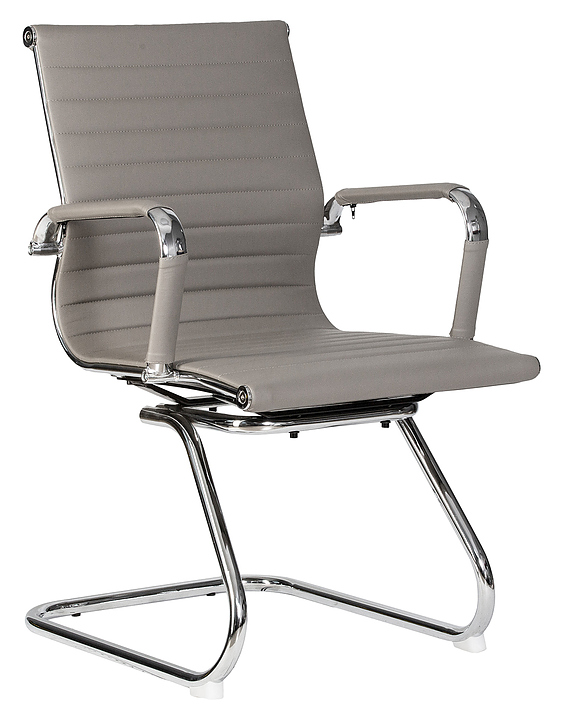 Кресло офисное для посетителей DOBRIN 102N-LMR-N CODY (серое) 2 шт.