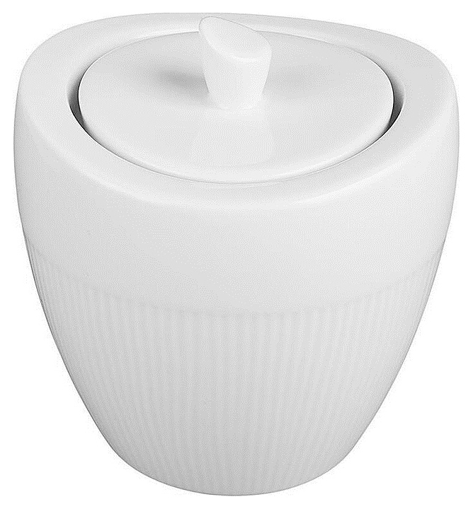 Сахарница Noble Neo Silk 306801А 260 мл d=8,5 см h=9 см (фарфор) белая