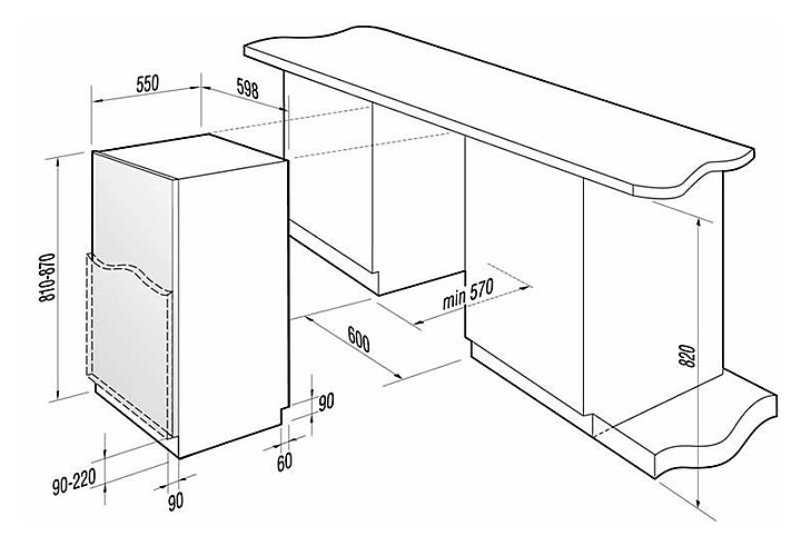 Встраиваемая посудомоечная машина Gorenje GV 63320