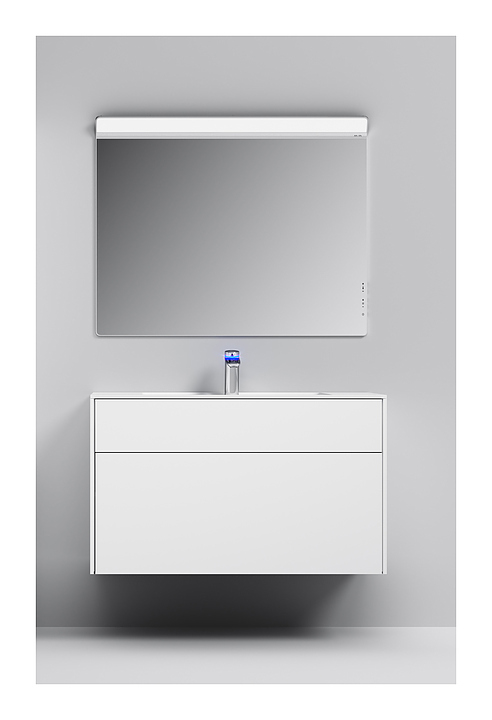 Гарнитур AM.PM Inspire 2.0 20920 100 см, 3 предмета, белый матовый