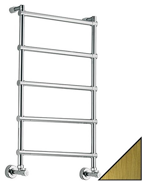 Полотенцесушитель водяной Margaroli Sole 442-5 Old BRASS бронза