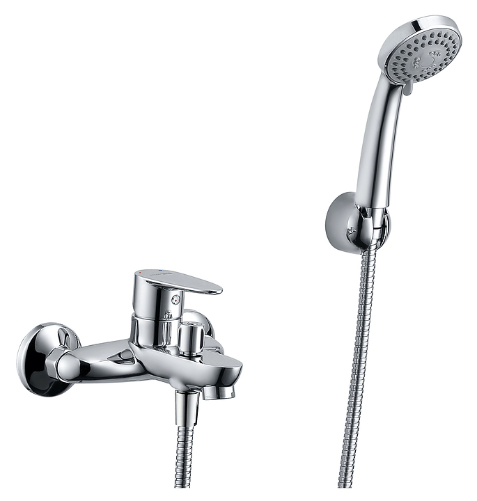 Смеситель для ванны с душем Wasserkraft Leine 3501 хром