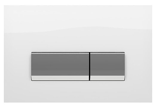 Кнопка смыва KollerPool Integro White Glass