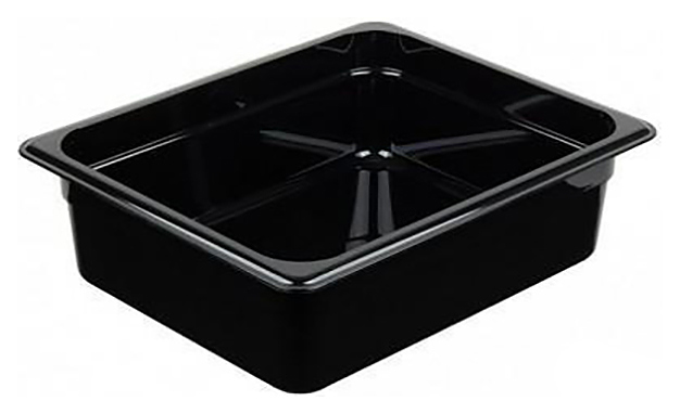 Гастроемкость Gastromix GN 1/2-100 (325x265x100) поликарбонат, черная
