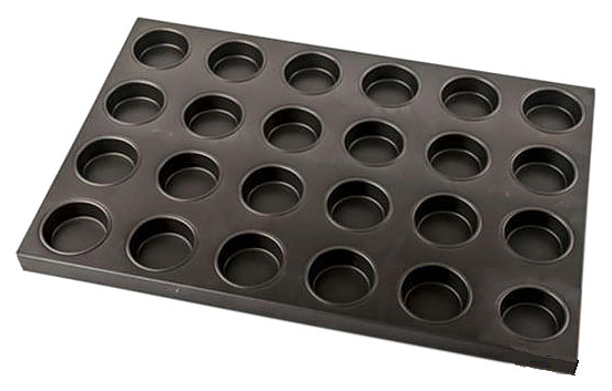 Лист для выпечки маффинов Gastromix 600х400х32 мм (алюминиевый сплав, антипригарный)