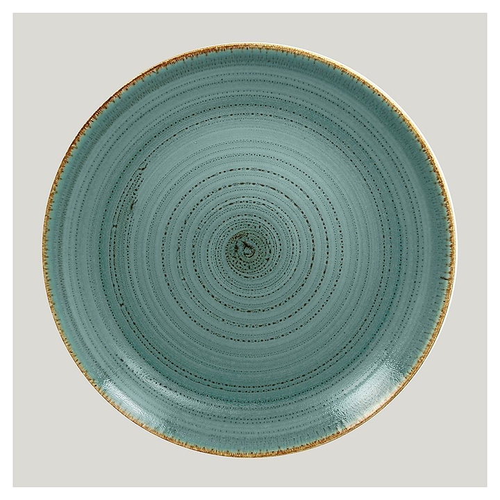Тарелка круглая плоская RAK Porcelain Twirl Lagoon TWNNPR29LA