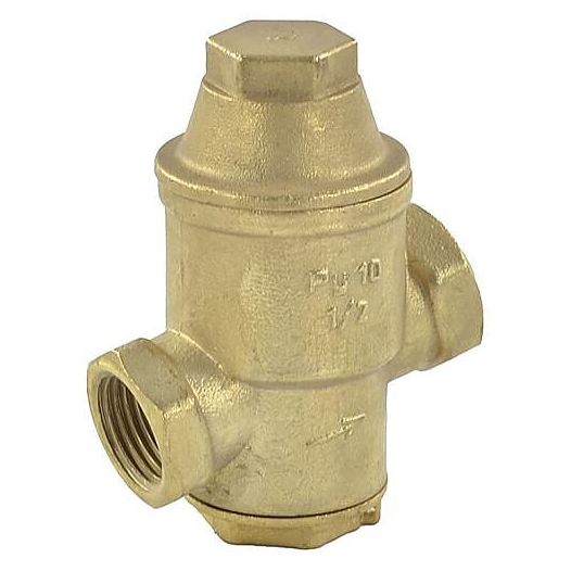 Регулятор давления Паскаль мембранный латунь РДВ-2А-Ф Ду 15 Ру10 1/2