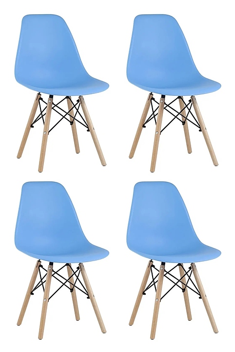 Стул Stool Group Style DSW голубой x4